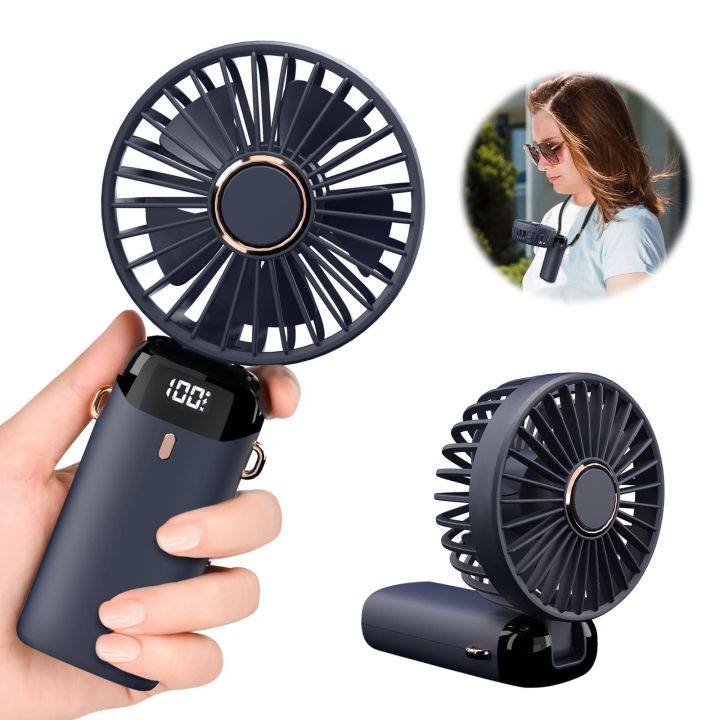 LED Digital Display Mini Fan