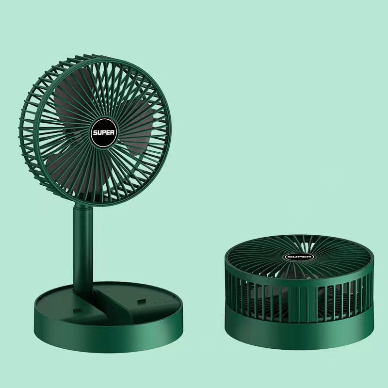 TW05 Fan Portable folding stand fan usb rechargeable hand hold cooling fan