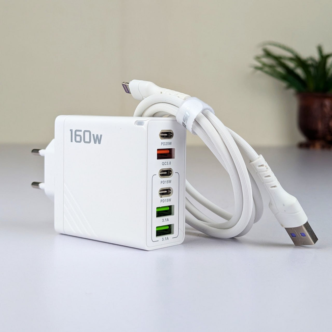 Ultimate 160W GaN Charging Station: One Charger for All Your Devices
