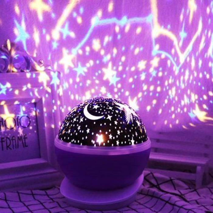 ?⭐ Star Master Rotating Night Light – রঙিন তারাভরা আকাশ এখন ঘরে ⭐?