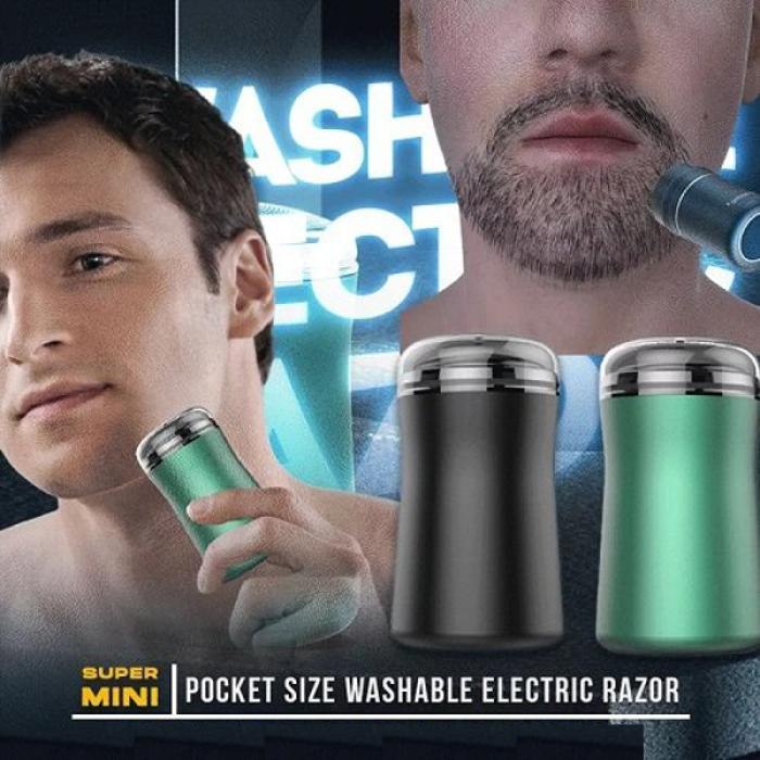 ?? Pocket Size Washable Electric Razor – প্রিমিয়াম মিনি শেভিং সলিউশন ??