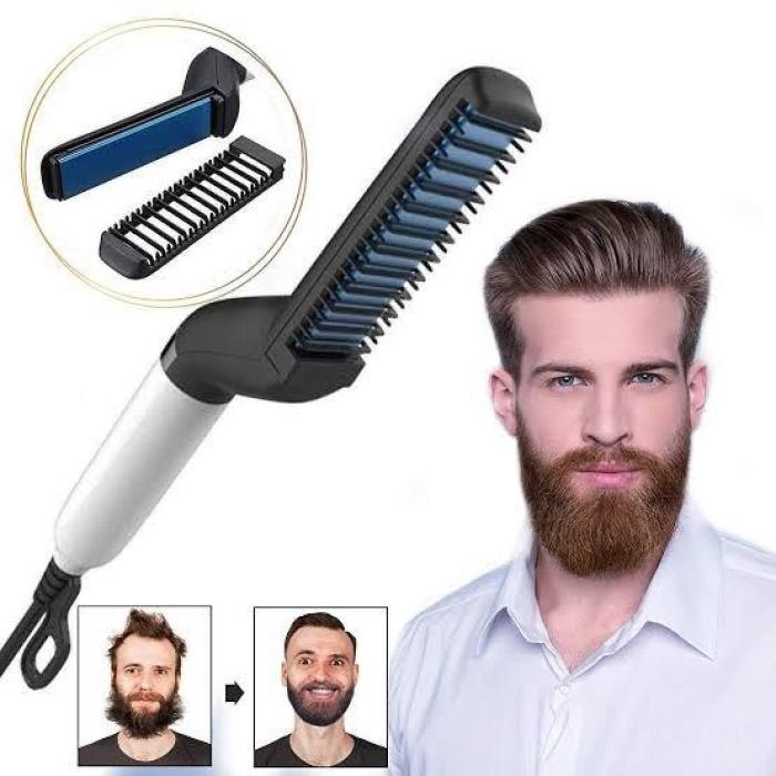 Multifunction Hair Dryer Straightener & Curling Comb
