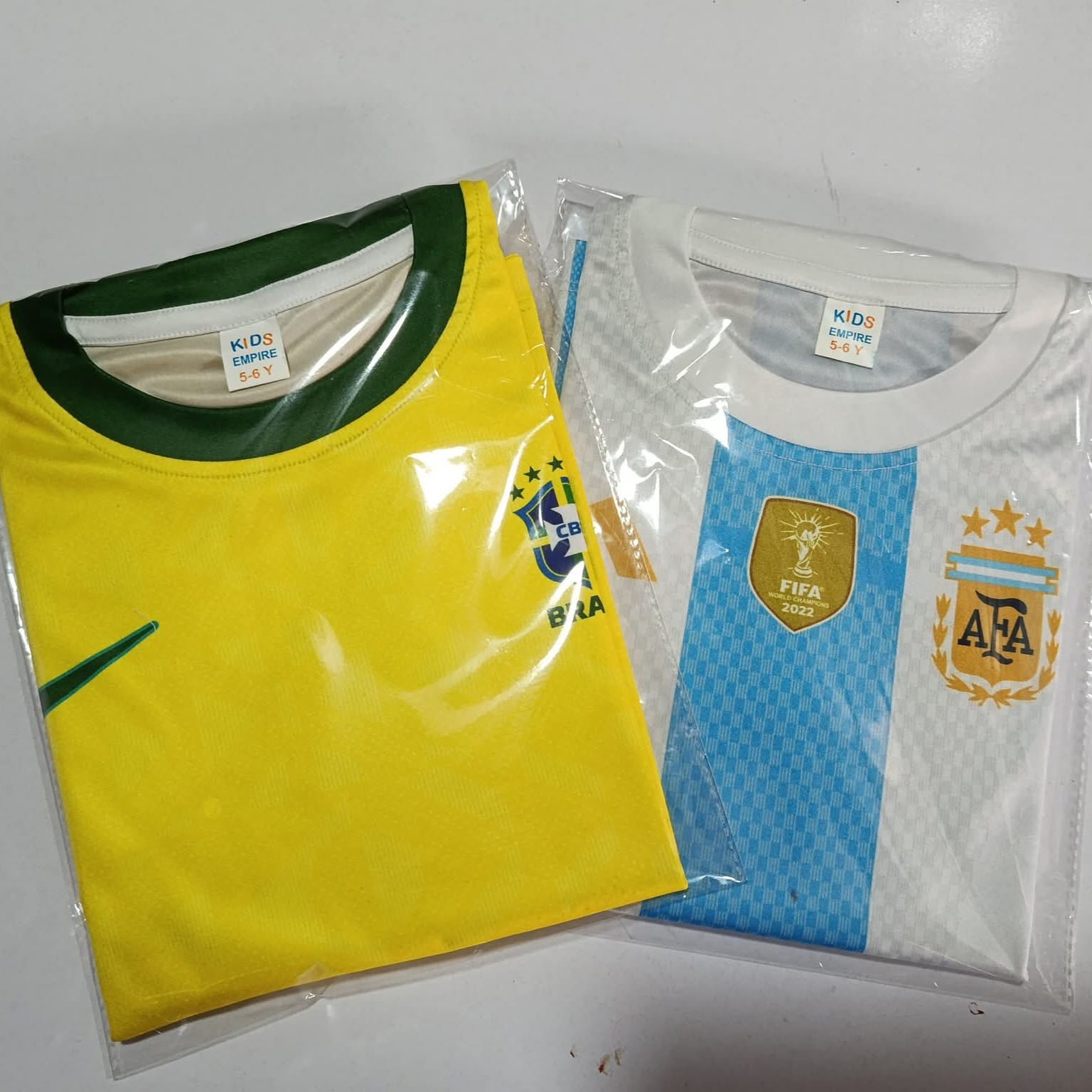 Premium Jersey kids Set (Brazil)
