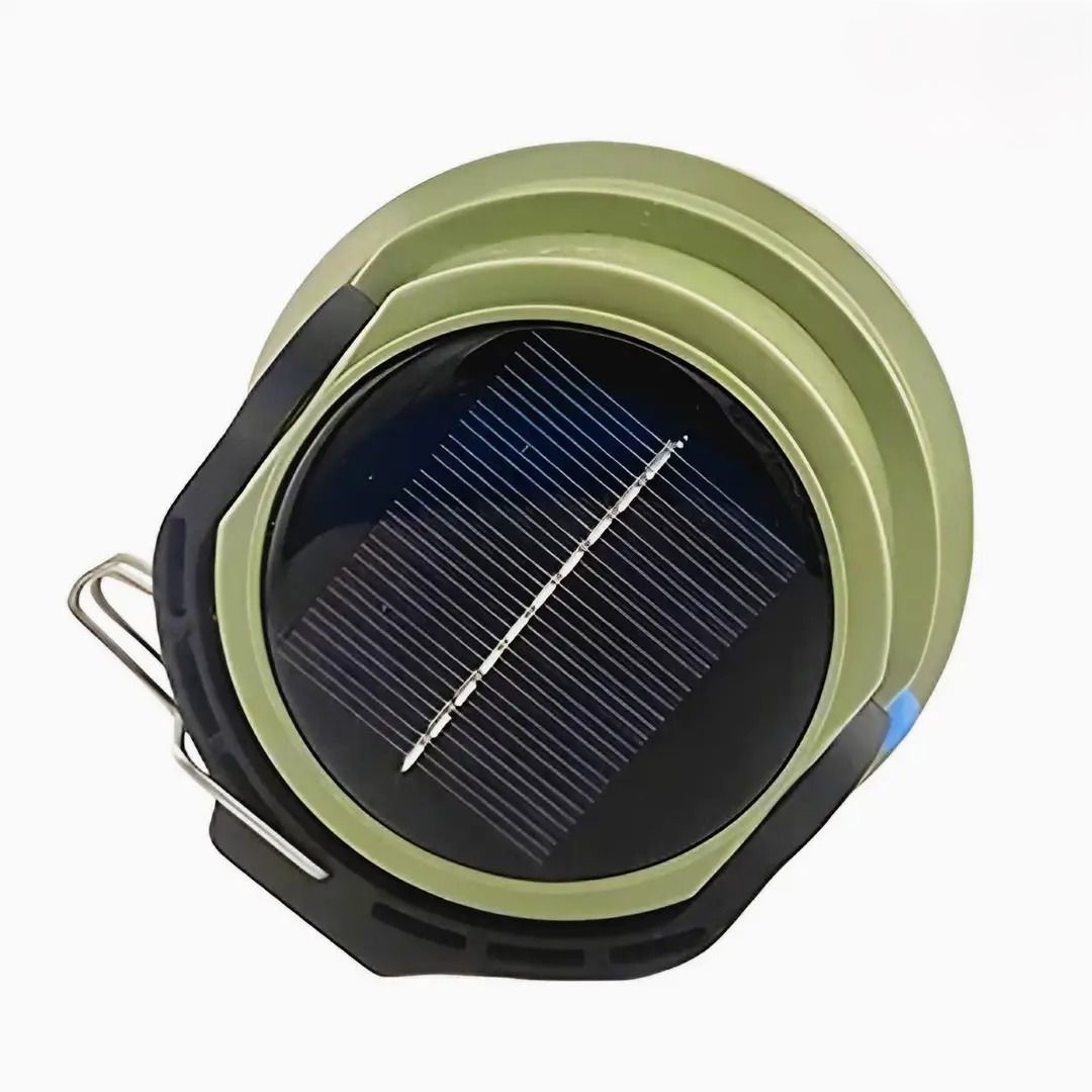 Solar Camping Tent Light – Waterproof, USB & Solar Rechargeable