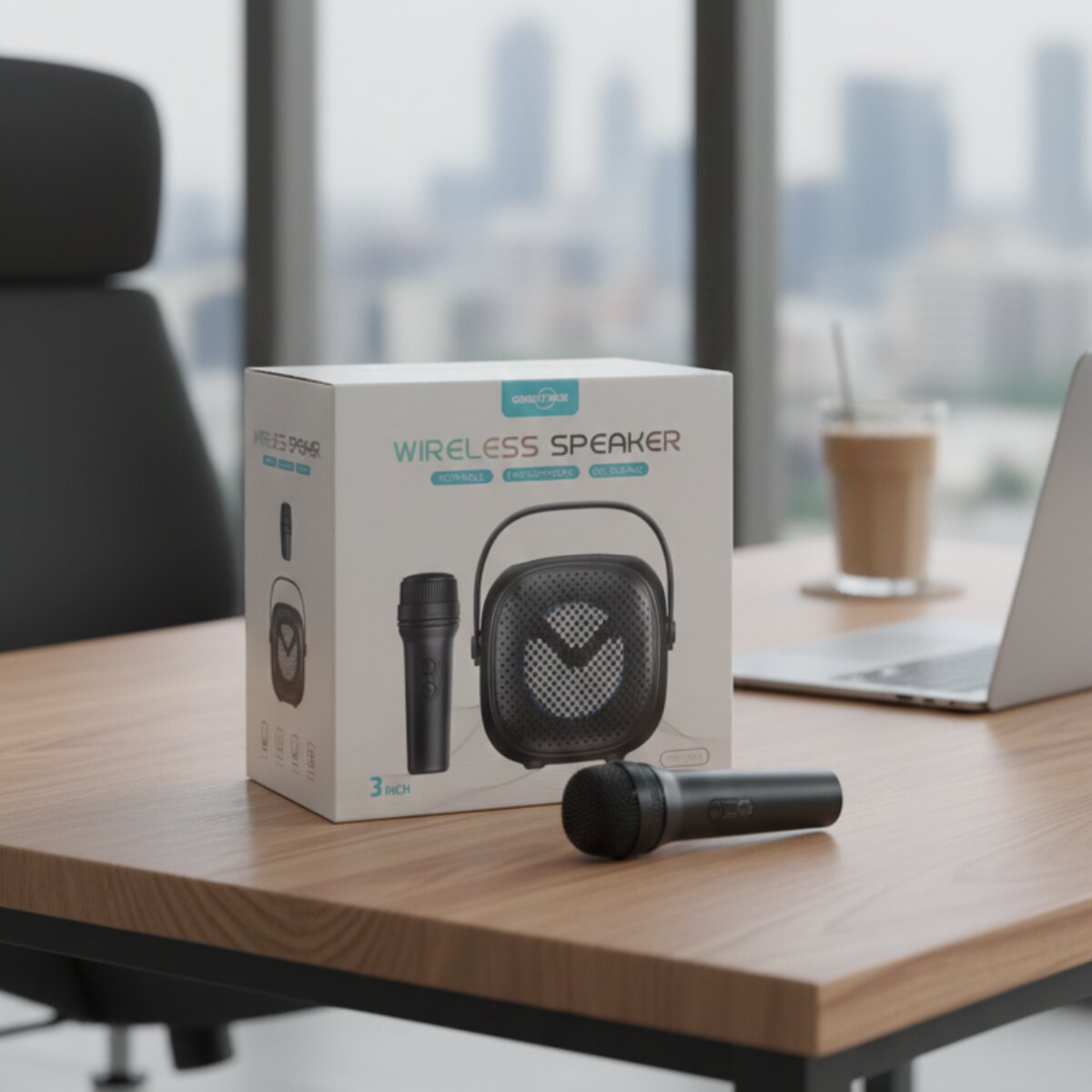 GREATNICE Bluetooth, USB, SD Card, FM Radio & Mic Supported Wireless Speaker