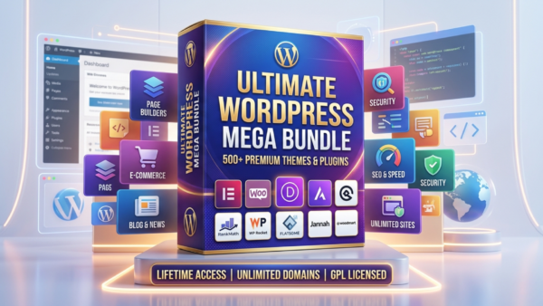 Ultimate 500+ Premium WordPress Themes & Plugins Mega Bundle