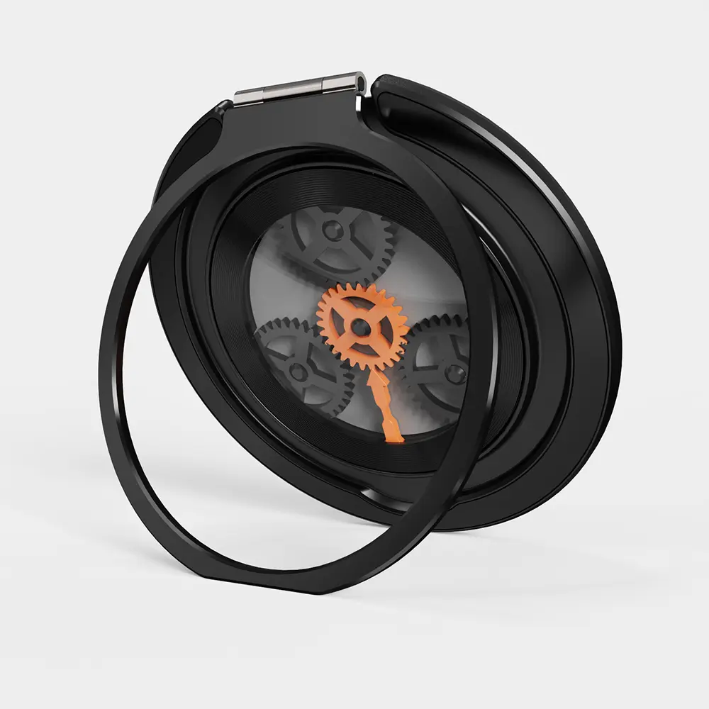 Luxury 360° Adjustable Metal Phone Stand – Stylish Star Wheel Rotating Ring Holder for Smartphones