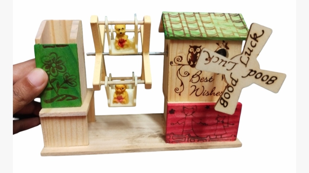 Handmade Nagordola pen holder turning system nagordola with stand system pen holder-1 Piece