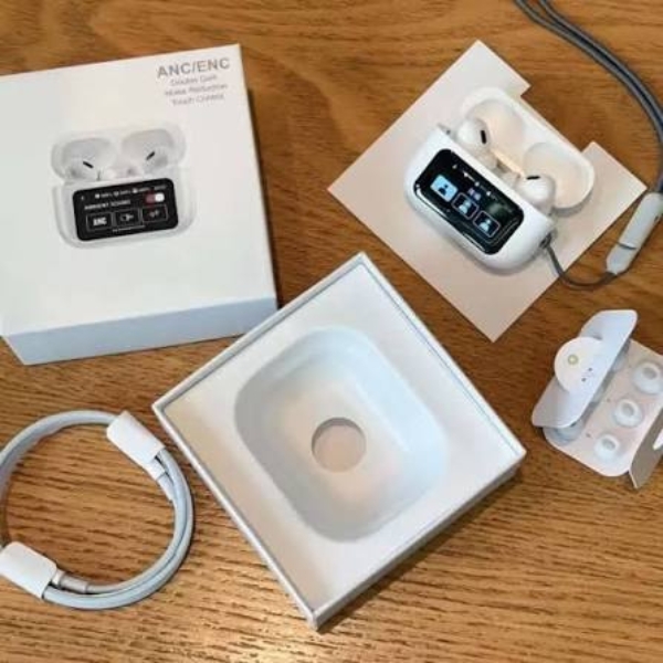 ? A9 Pro ANC Earbuds with Touch Screen Display – Smart Sound, Smart Control