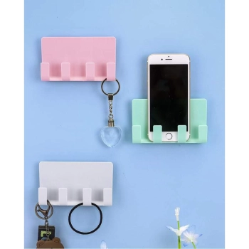 4 Hook Wall Phone Holder