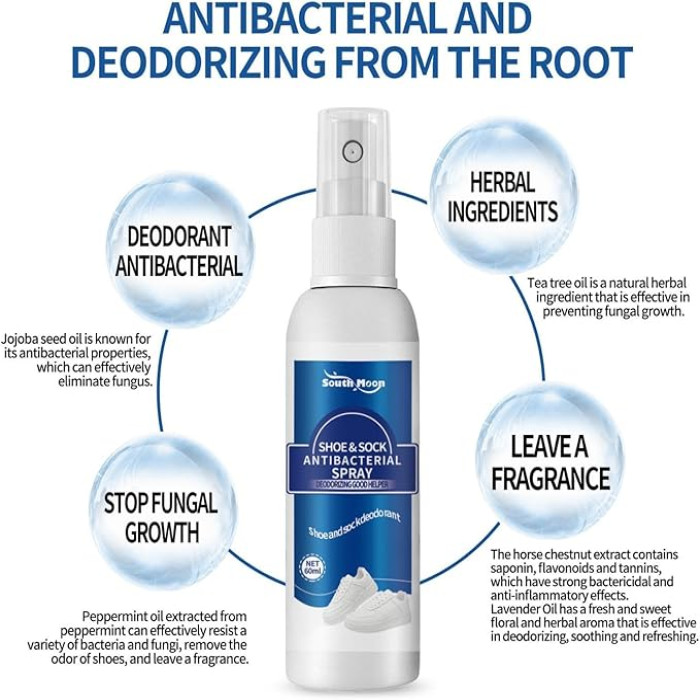 Shoe & Sock Antibacterial Spray