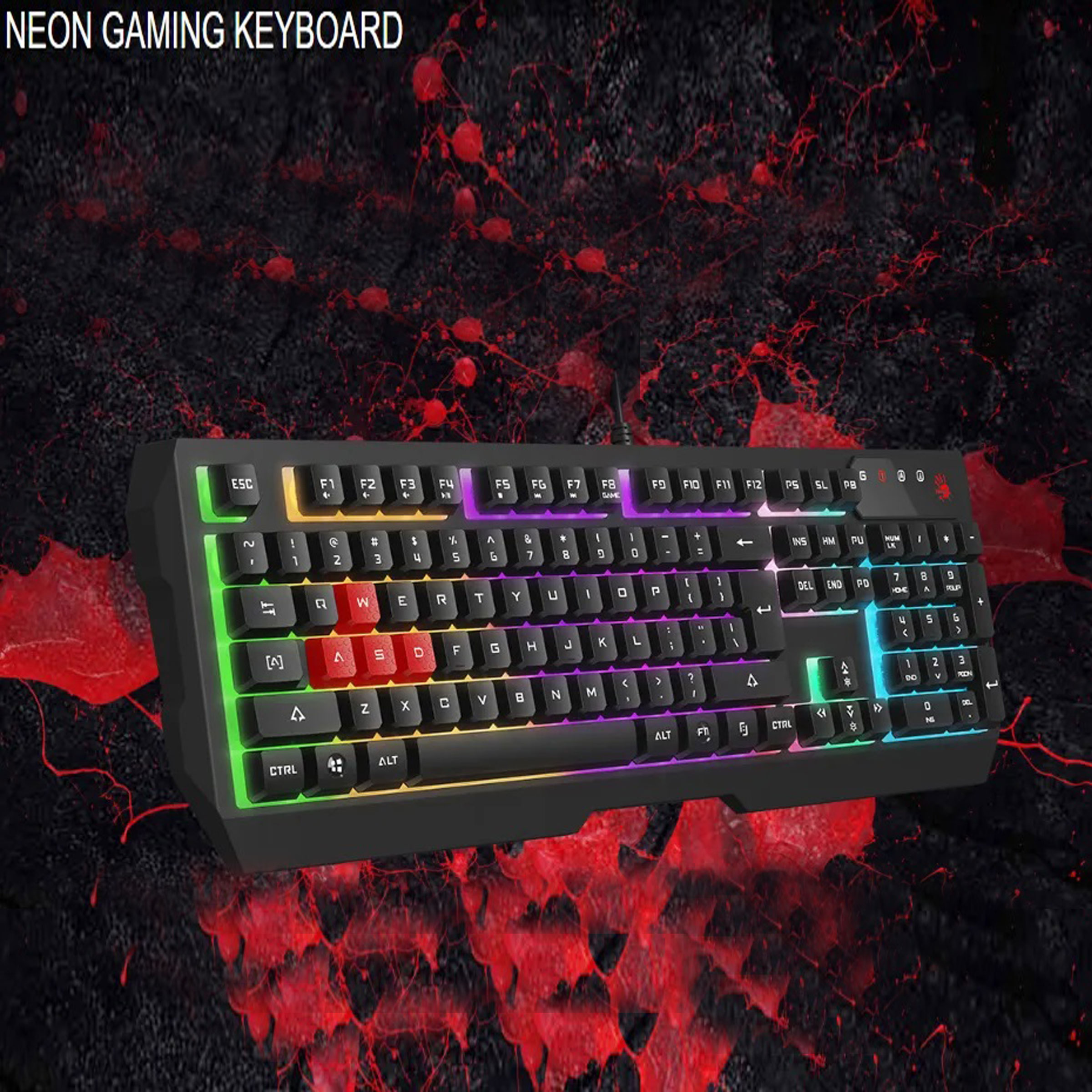 A4Tech Bloody B135N Neon Gaming Keyboard 10801