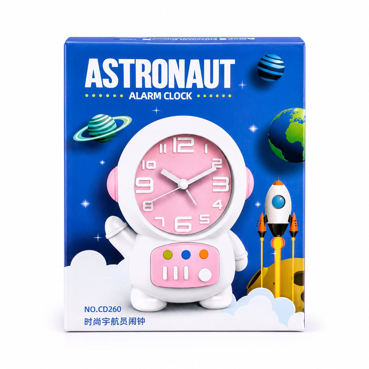 Astronaut Desk Lamp with Alarm Clock 12805
