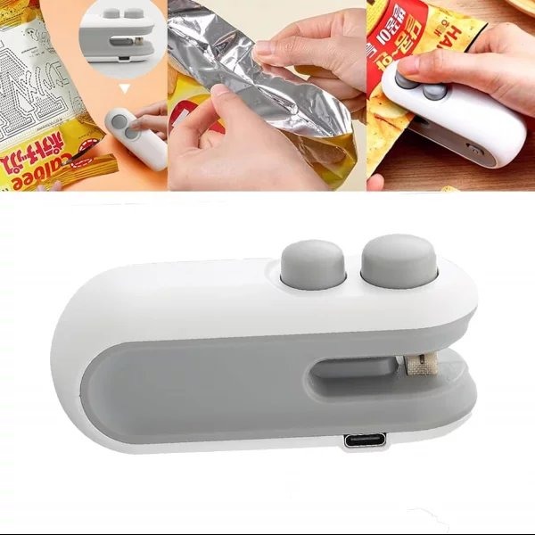 Handheld mini bag sealer and cutter 13061