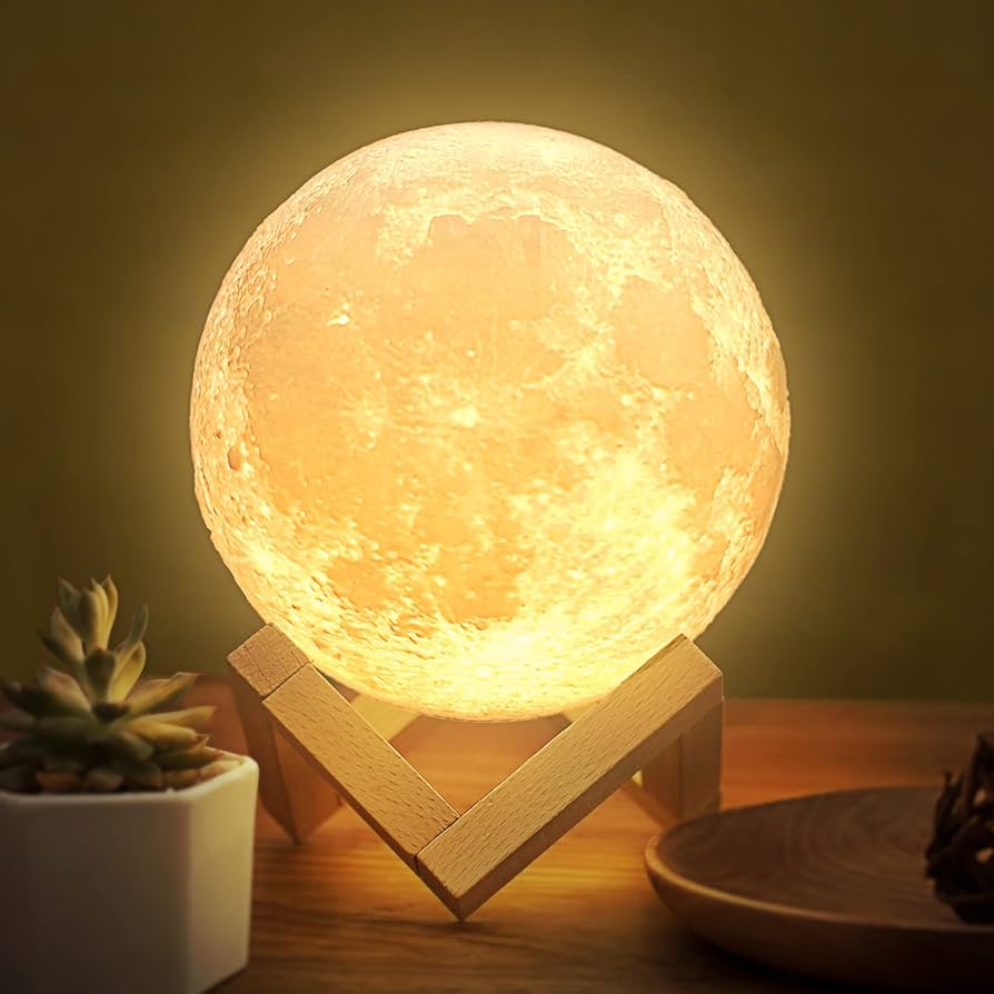 3D Print Moon Lamp – Night Light ?