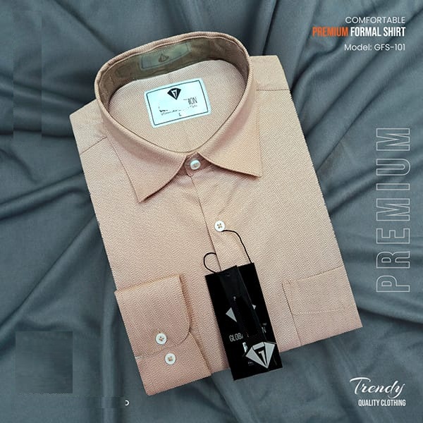 Premium Cotton Full Sleeve Formal Shirt ?