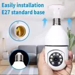 PTZ Bulb WiFi Camera 1MP E27 CCTV