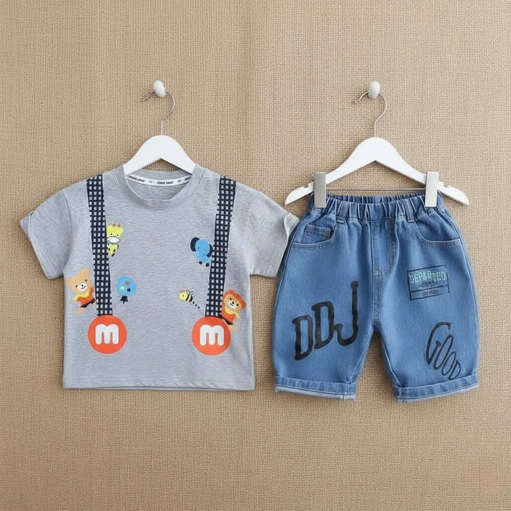 Baby Tshirt and Denim Pant Set3