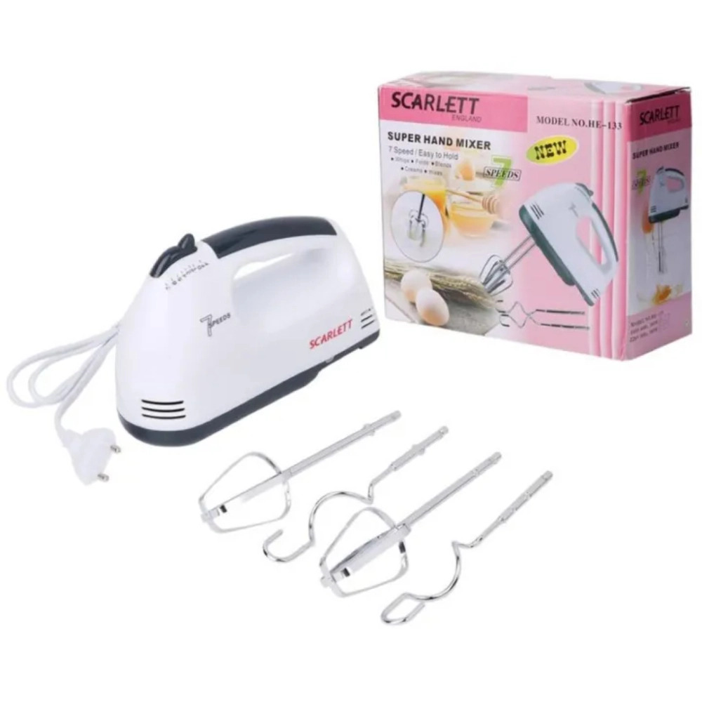 Scarlet electric super hand mixer egg bitter