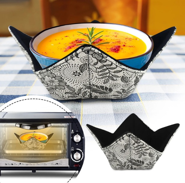 3 Pcs Set Microwave Comfort Dish Colorful-Safe Bowl Cover Dish Set