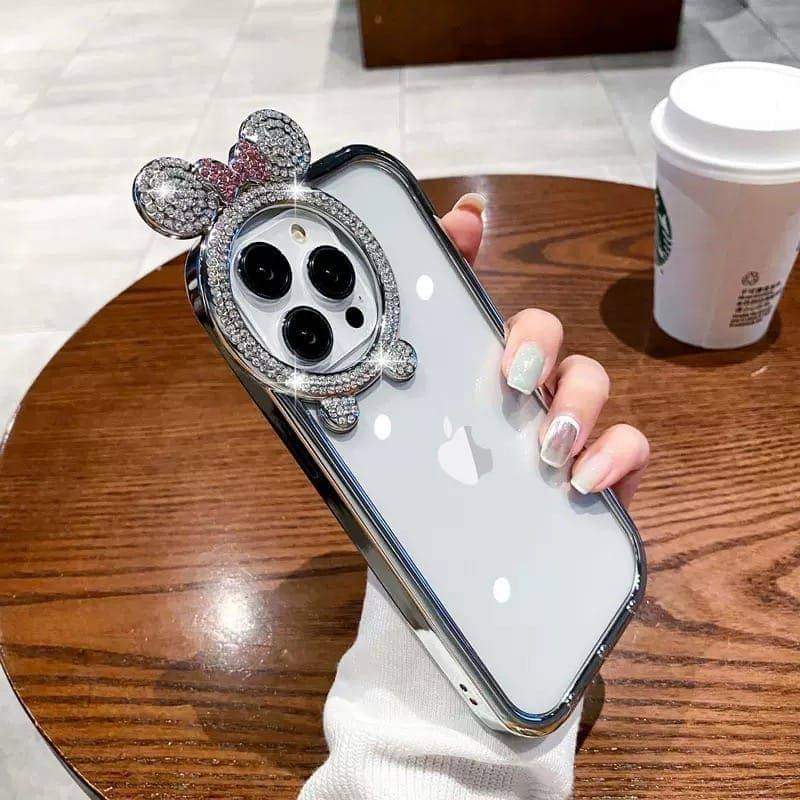 iPhone Ladies Stone transferent case
