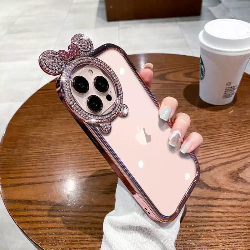 iPhone Ladies Stone transferent case