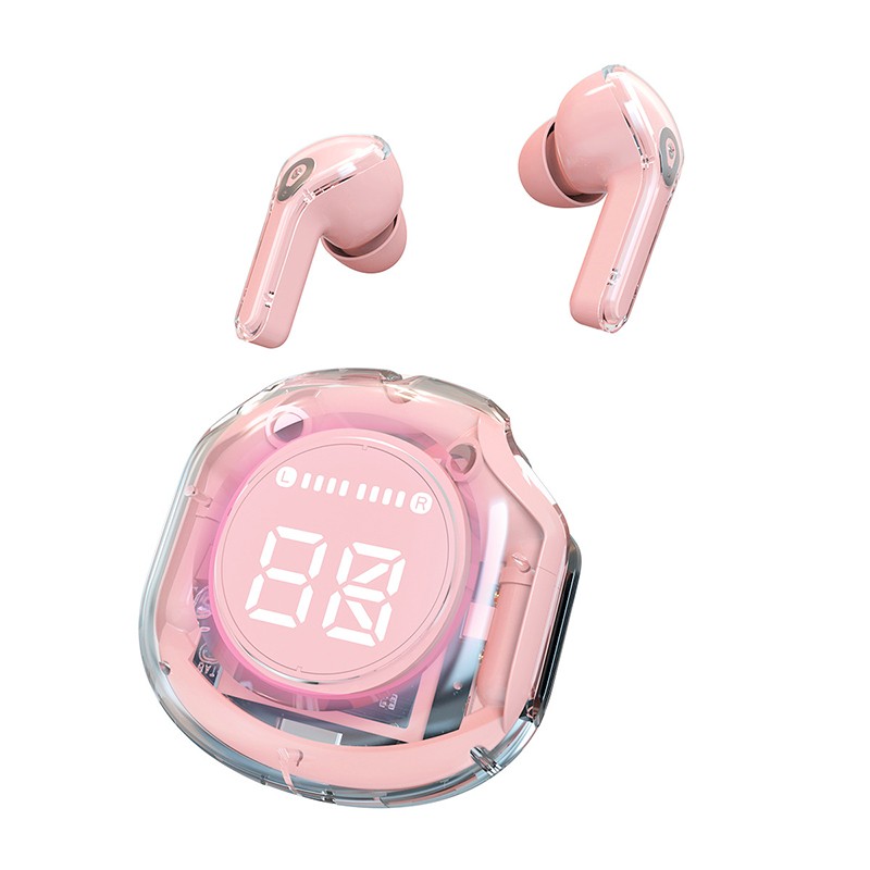 Ultrapods Pro Earbuds with Transparent Design, Bluetooth 5.3 E-Mart BD