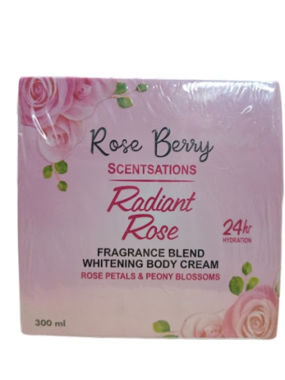 White rose body cream