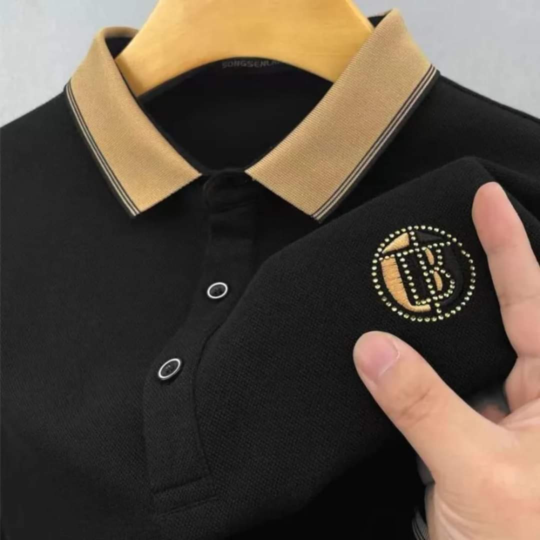 ? **Super Premium Polo Shirt – black