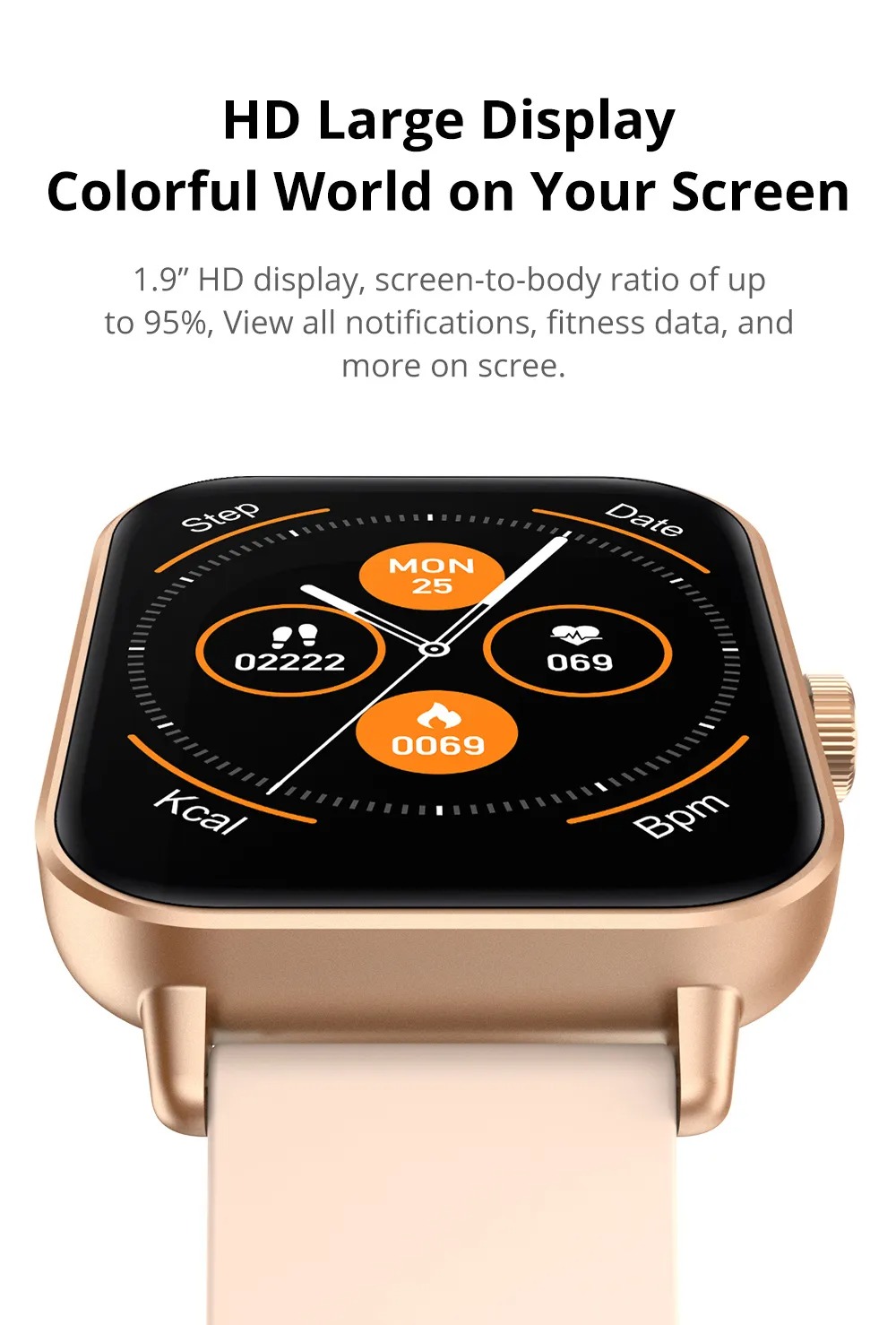 COLMI P81 Voice Calling Smartwatch Black