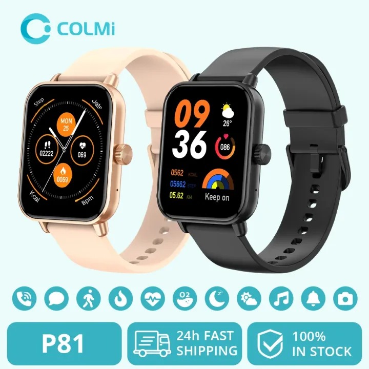 COLMI P81 Voice Calling Smartwatch Black
