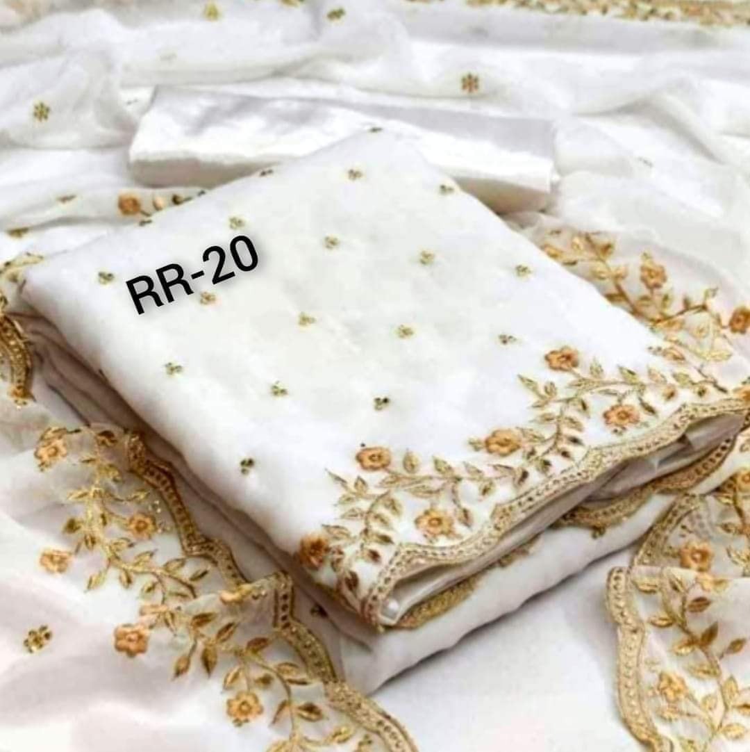 Embroidary Georgette 3 pcs