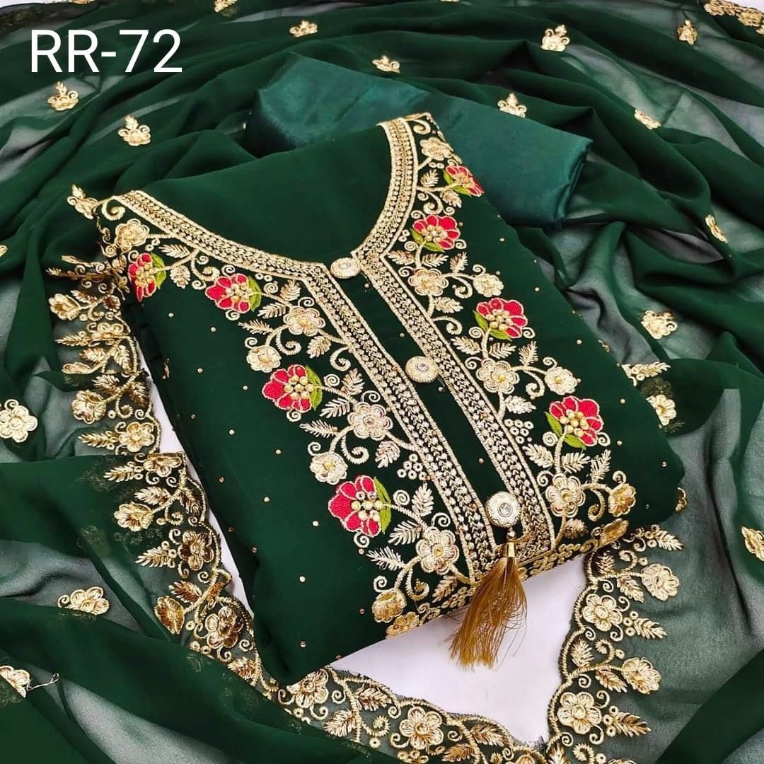Embroidary Georgette 3 pcs