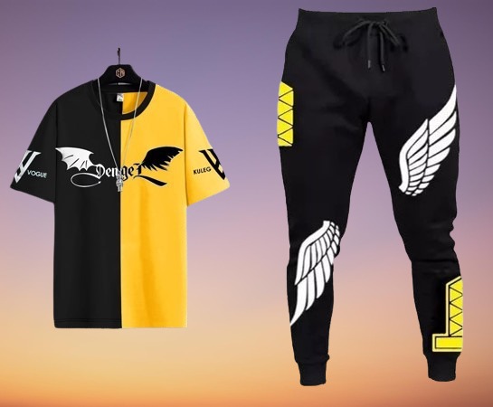 Printed T-Shirt & Full pant Set