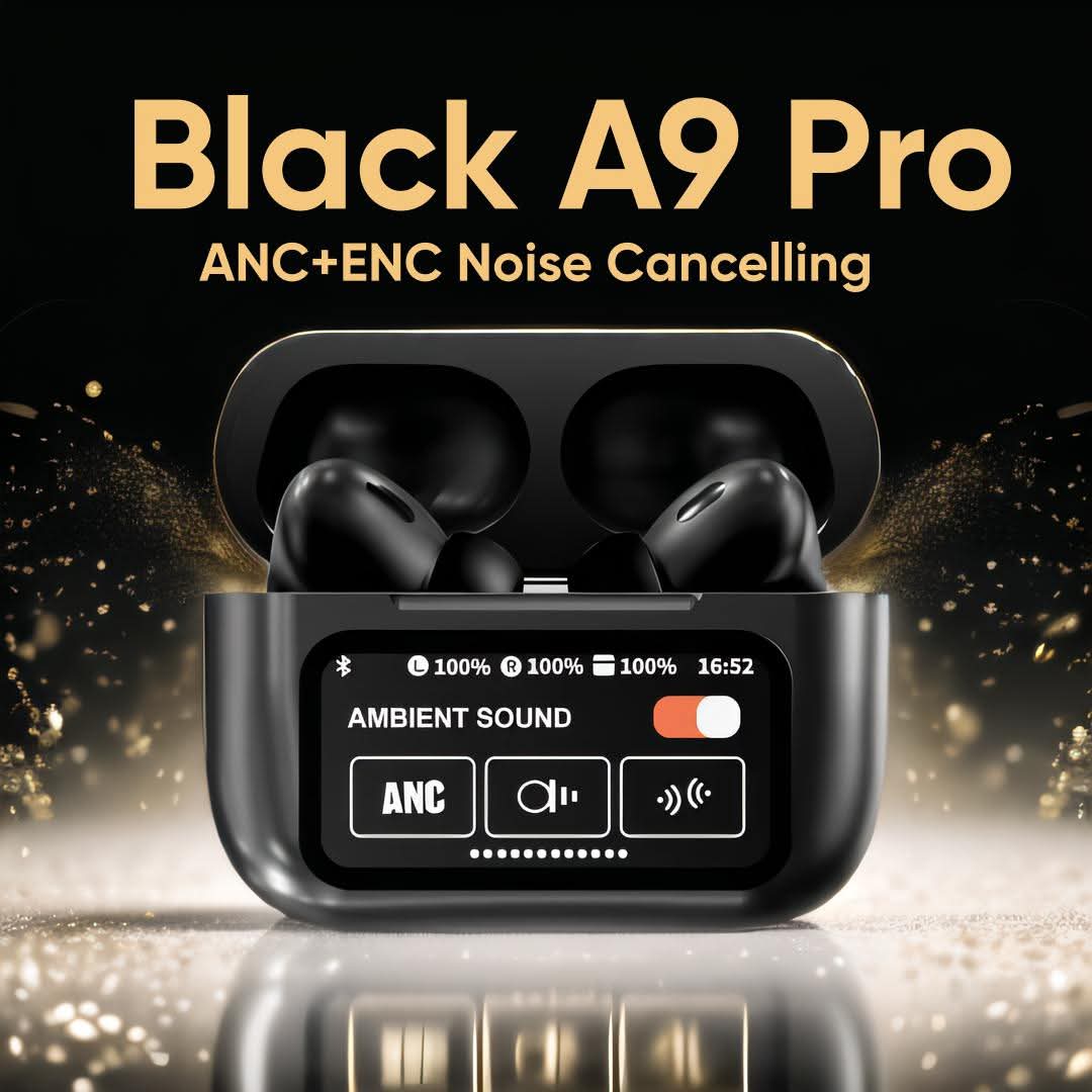 ?? ????_ A9 Pro ANC Touch Screen Display Earbuds
