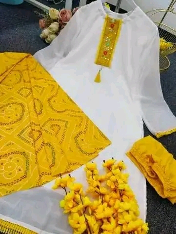 জর্জেট চুন্দ্রি ওড়না ভাইরাল ফোরপিস কালেকশন।