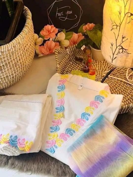 White Rainbow Three Piece