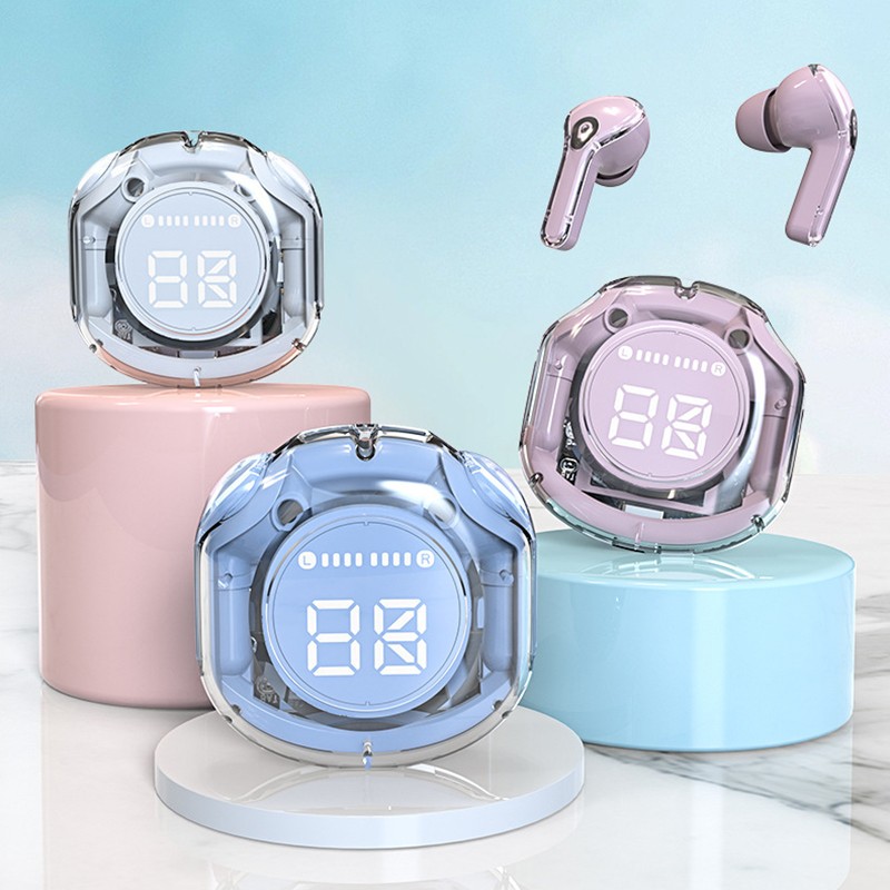 ?? ????_ Ultrapods Pro True Wireless Earbuds with Display Transparent Design, Bluetooth 5.3