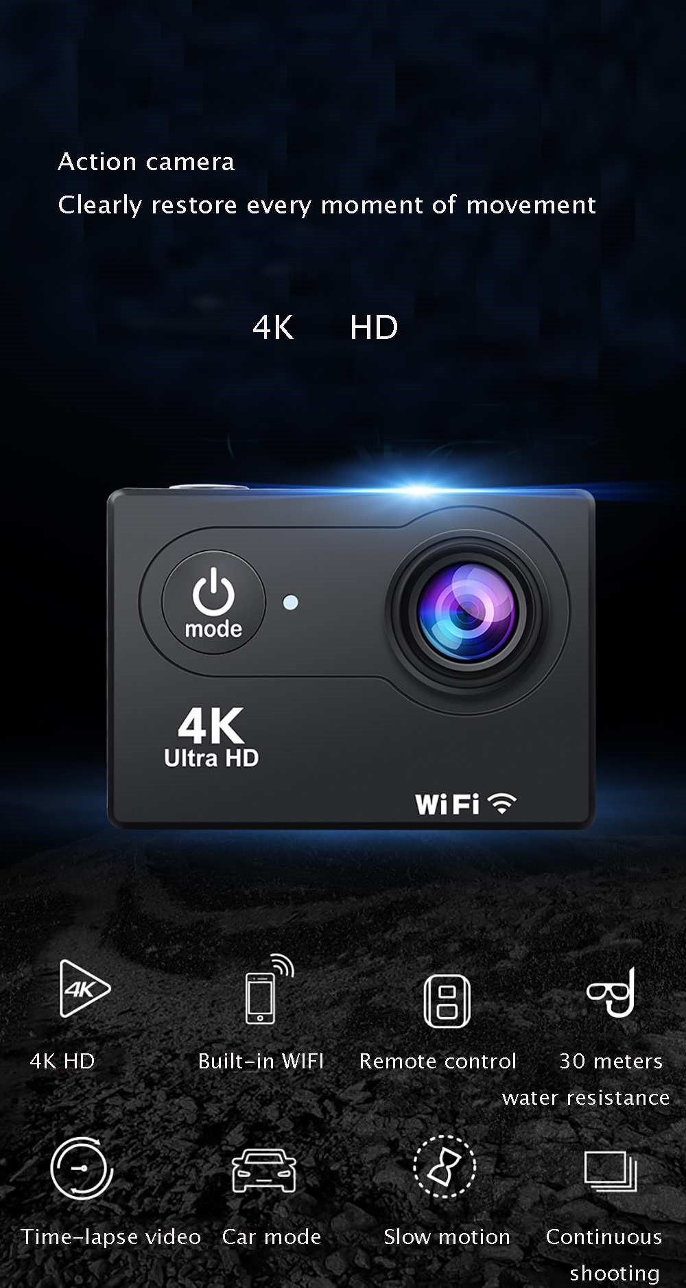 ?? ????_ 4k action camera (মনোযোগ সহকারে “ডেসক্রিপশন” পড়ে নেওয়ার অনুরোধ রইলো)।