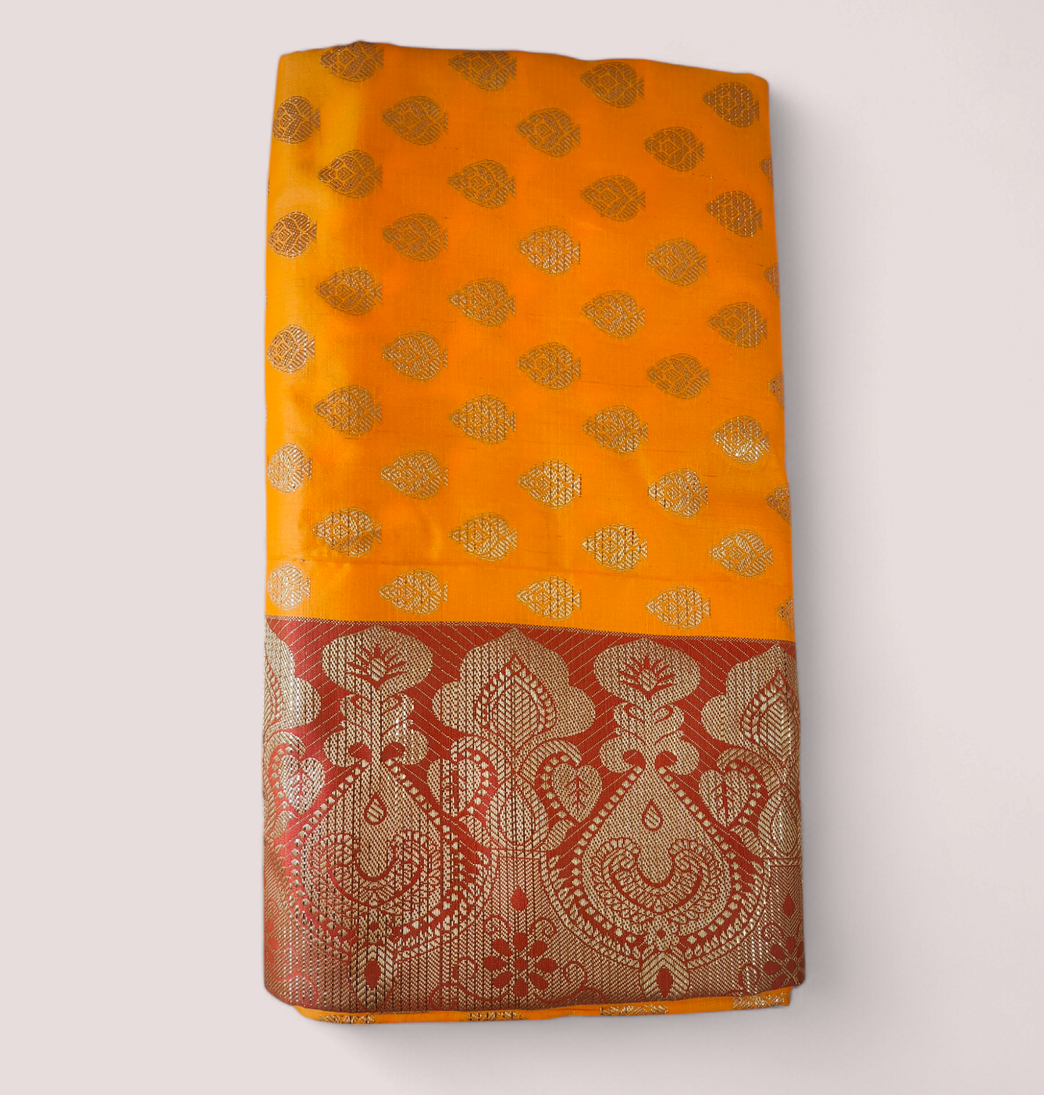 Fashionable Trendy Tangail Tat Silk Jori Katan Saree for Women