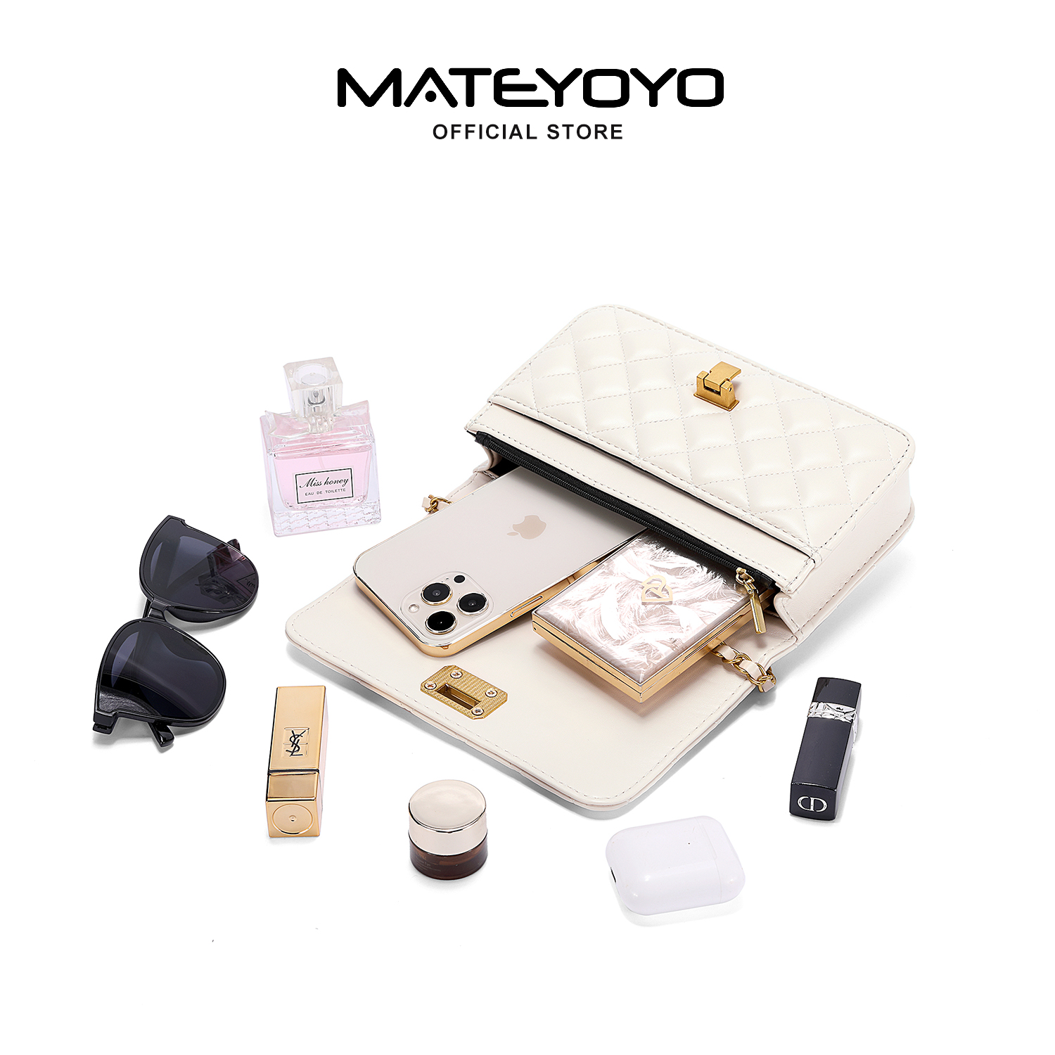 ?Mateyoyo Magnetic Buckle Bag