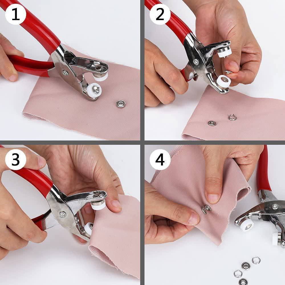 Snap Button Kit With 100 Button