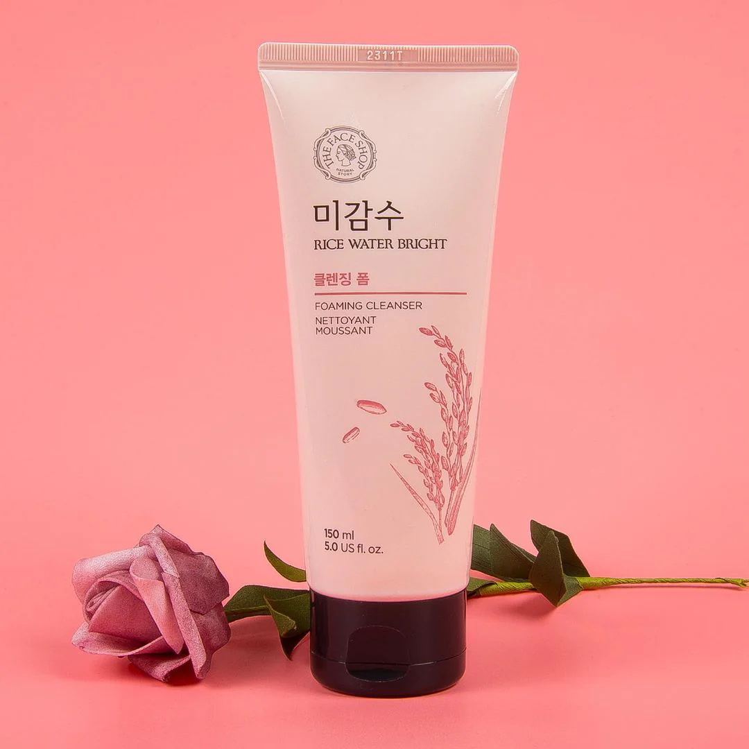THE FACE SHOP RICE WATER BRIGHT FOAMING CLEANSER- 150ML