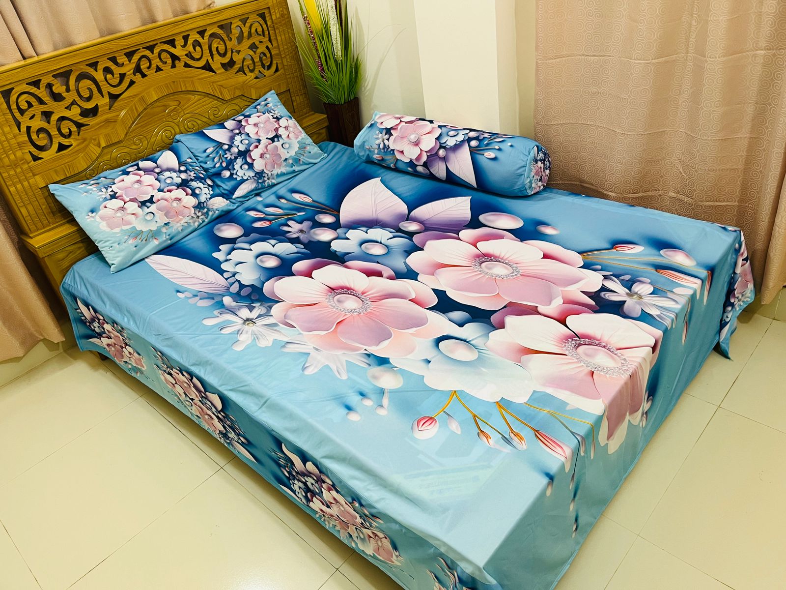 3D bedsheets অথবা বিছানার চাদর