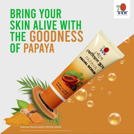 DXN Papaya Facial Scrub