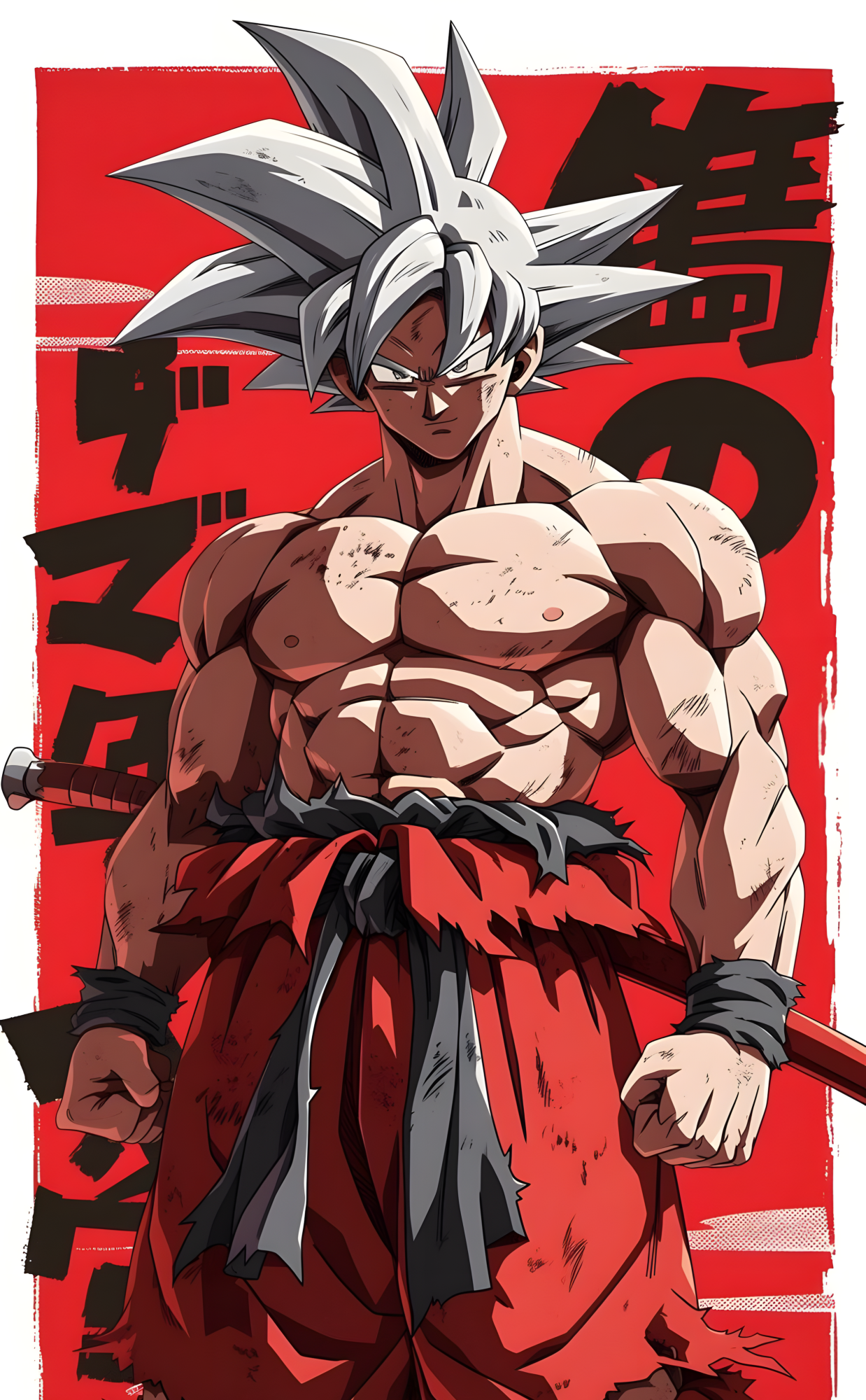 Premium Quality DTF Print Hoodie – Goku (Front & Back)