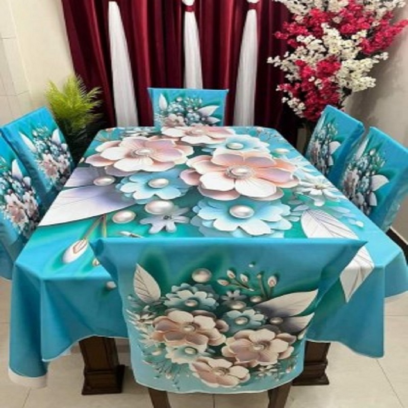 3D dining table cover set
