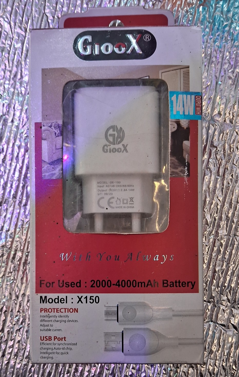 Gioox X150 charger