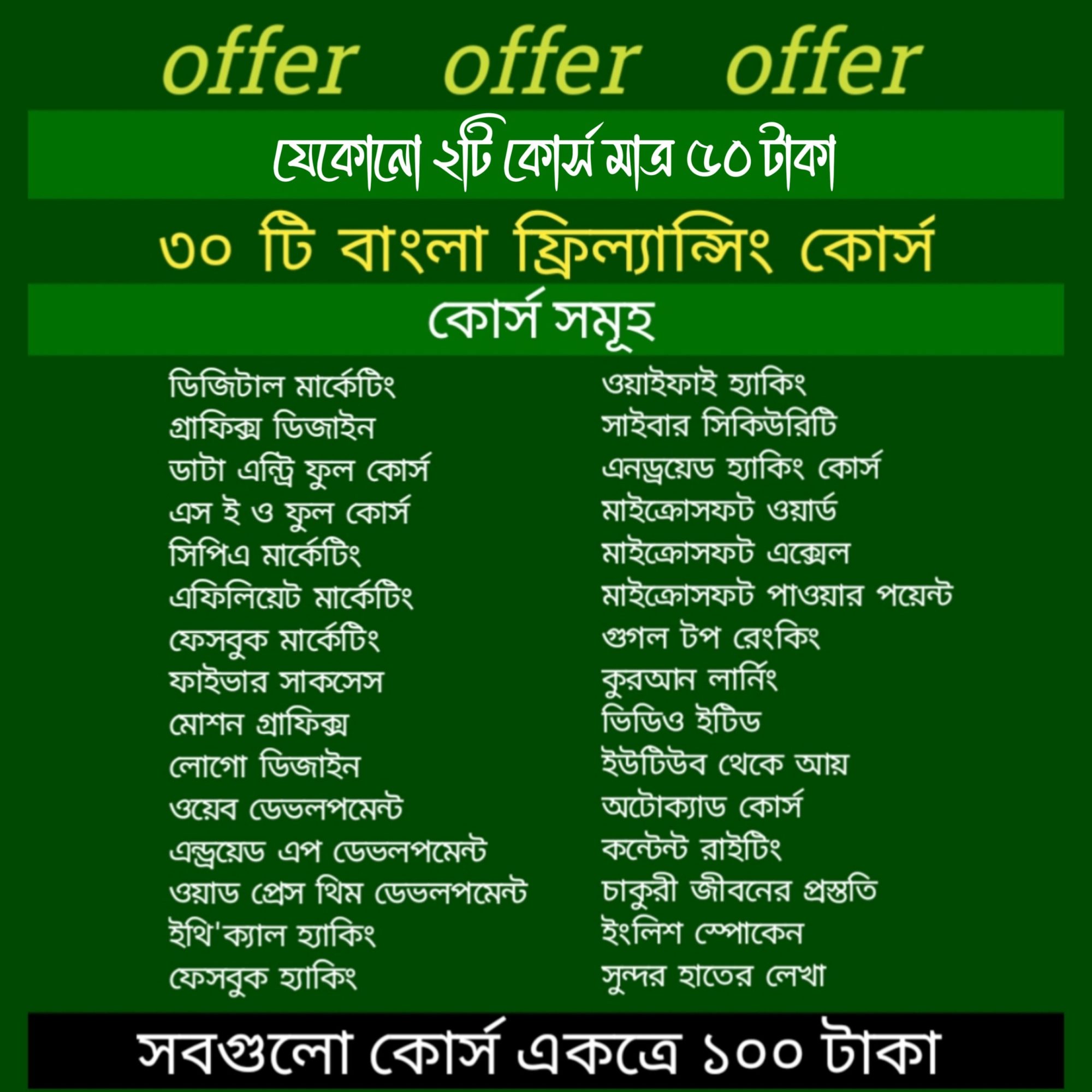 100+ Premium Course