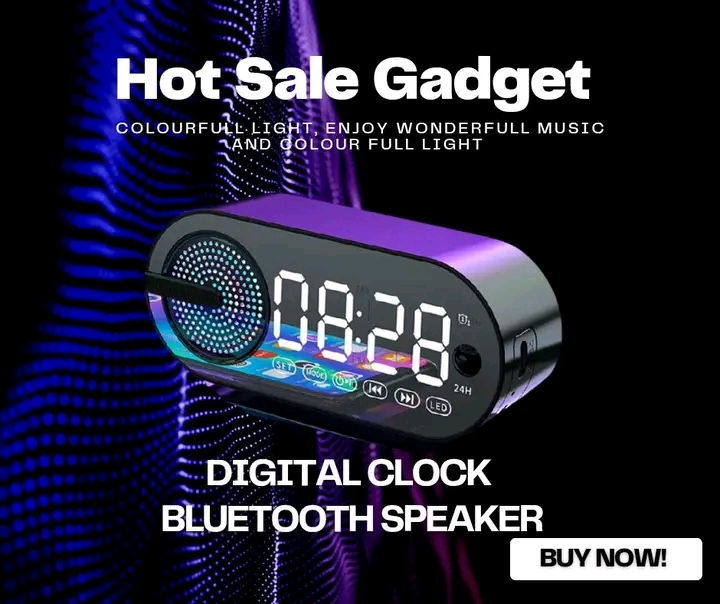 ?DIGITAL CLOCK BLUETOOTH SPEAKER?